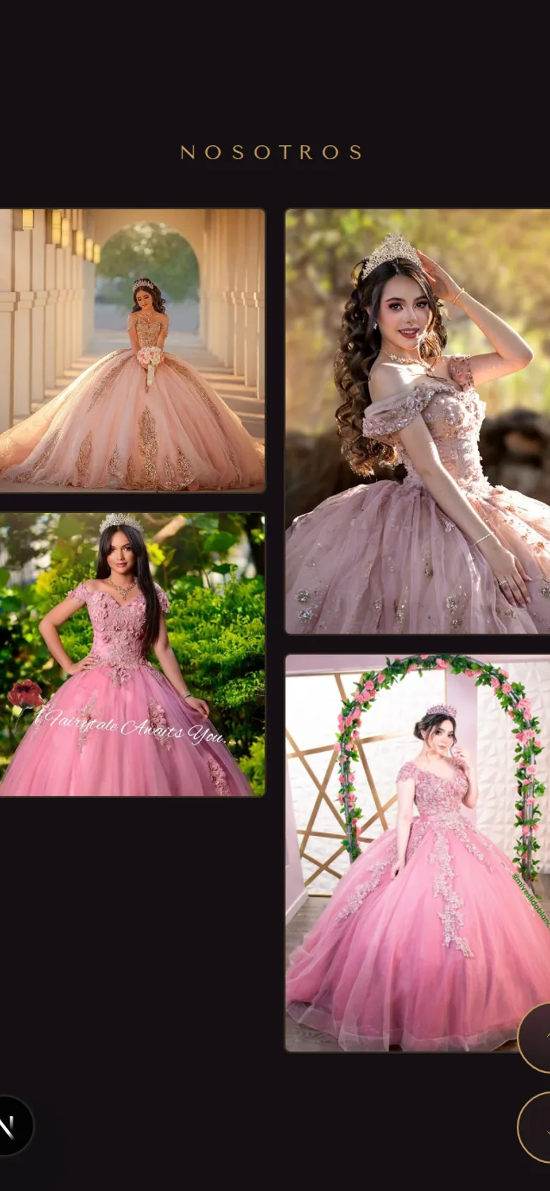 Galería de fotos de la quinceañera
